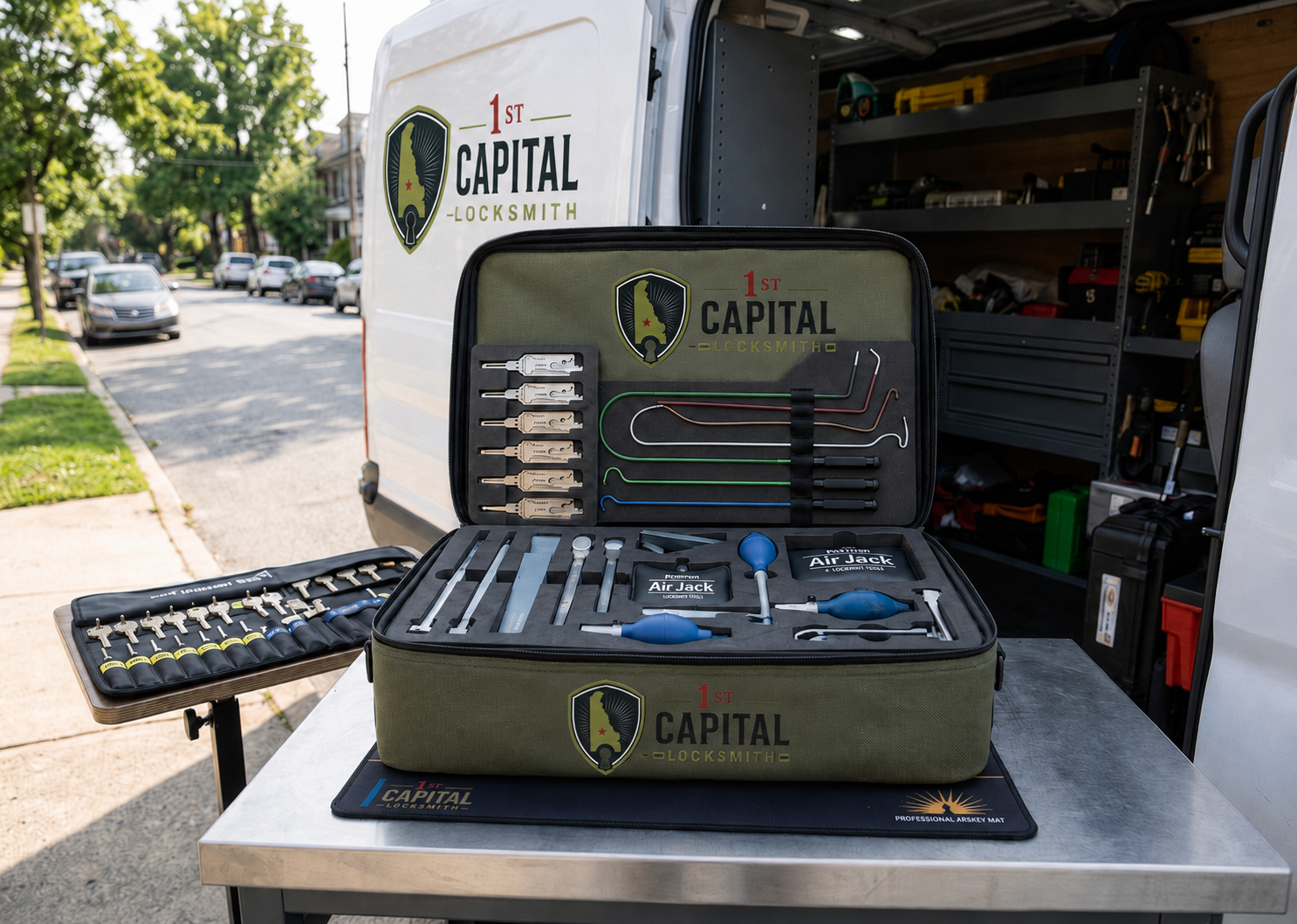 Automotive entry tool used on modern vehicle
