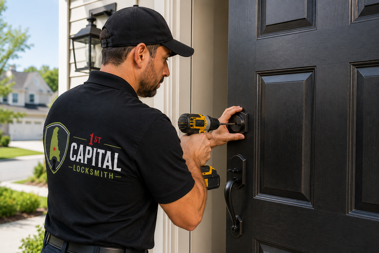 1st Capital Locksmith deadbolt installation service throughout Kent County Delaware