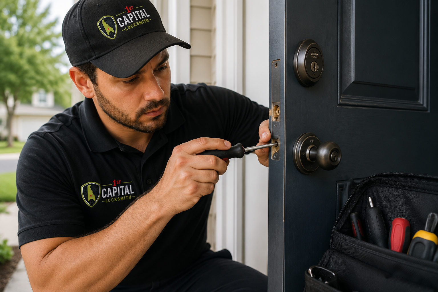 Residential door lock repair service in Kent County Delaware