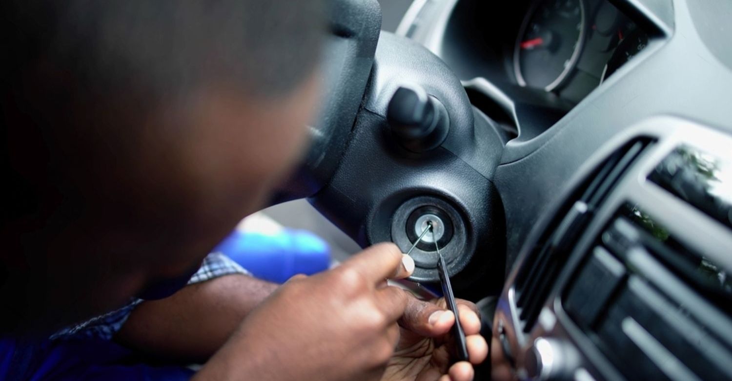 1st Capital Locksmith performing ignition repair on a vehicle in Kent County, Delaware