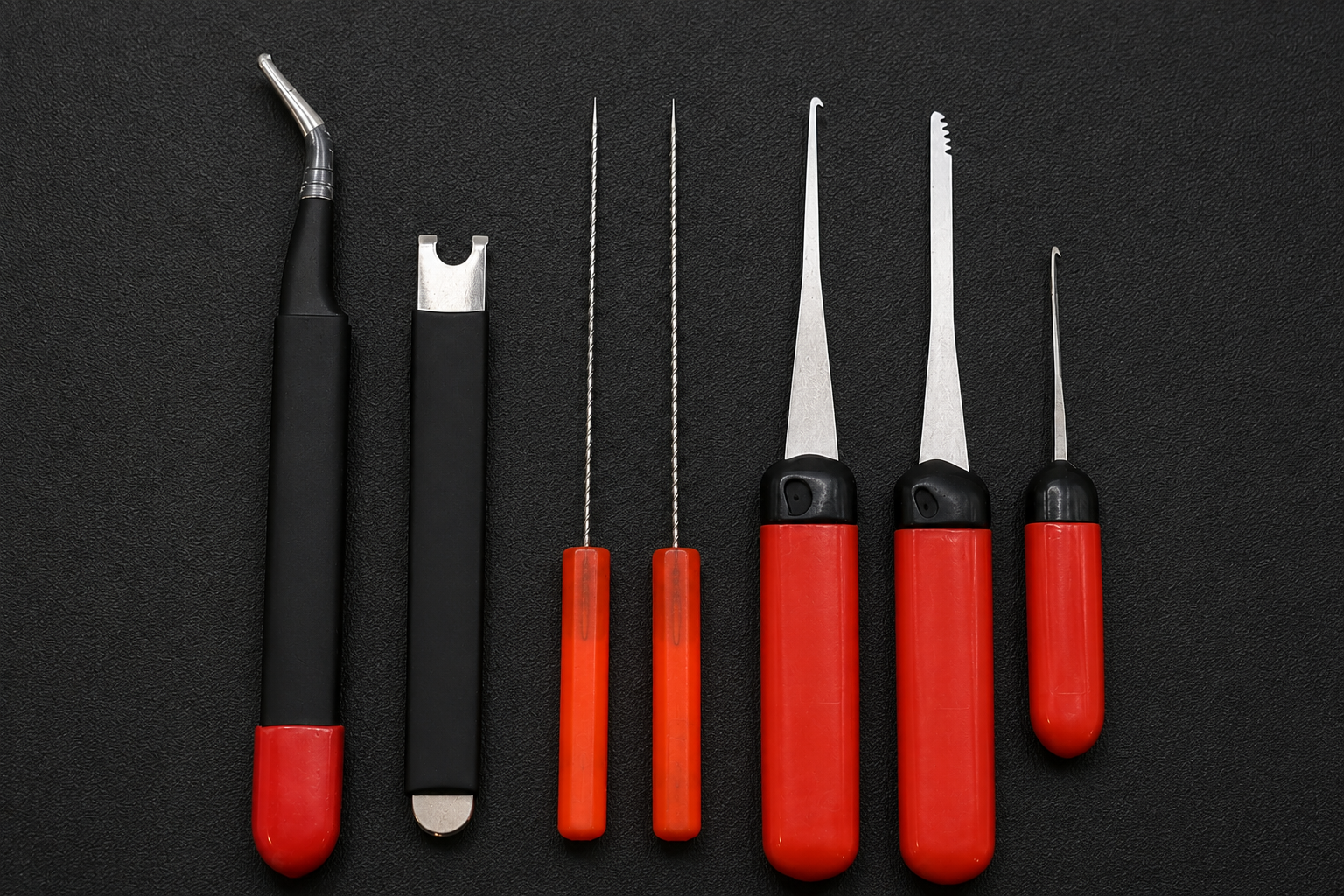 Professional broken key extraction tools used by 1st Capital Locksmith in Delaware