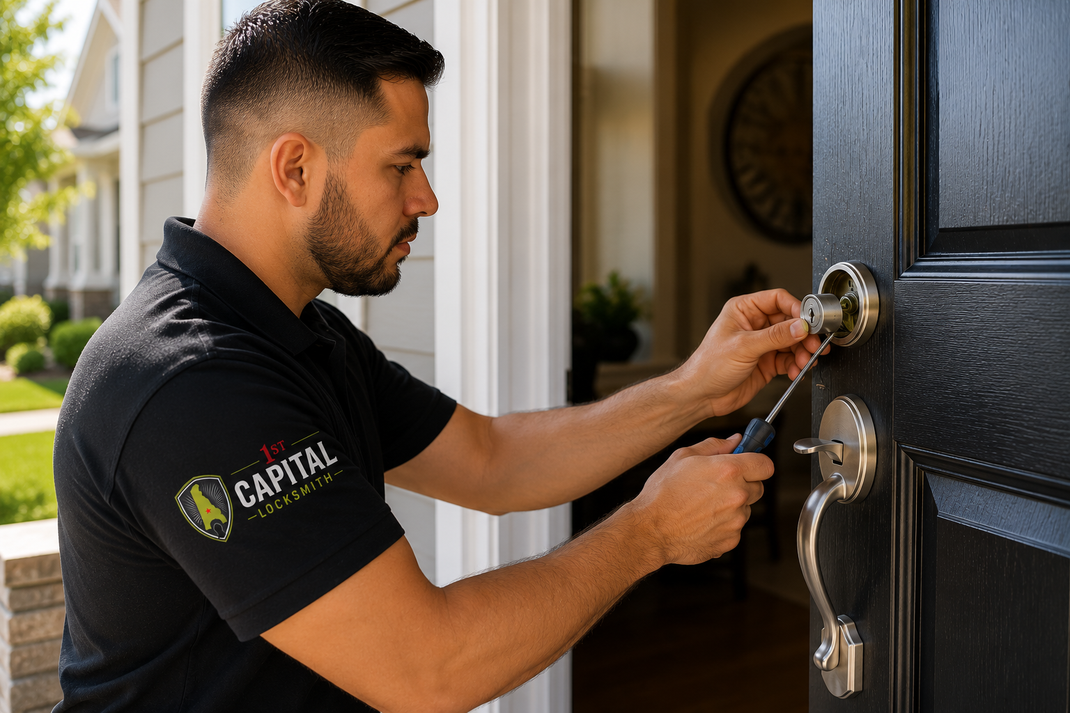 1st Capital Locksmith lock change service throughout Kent County Delaware