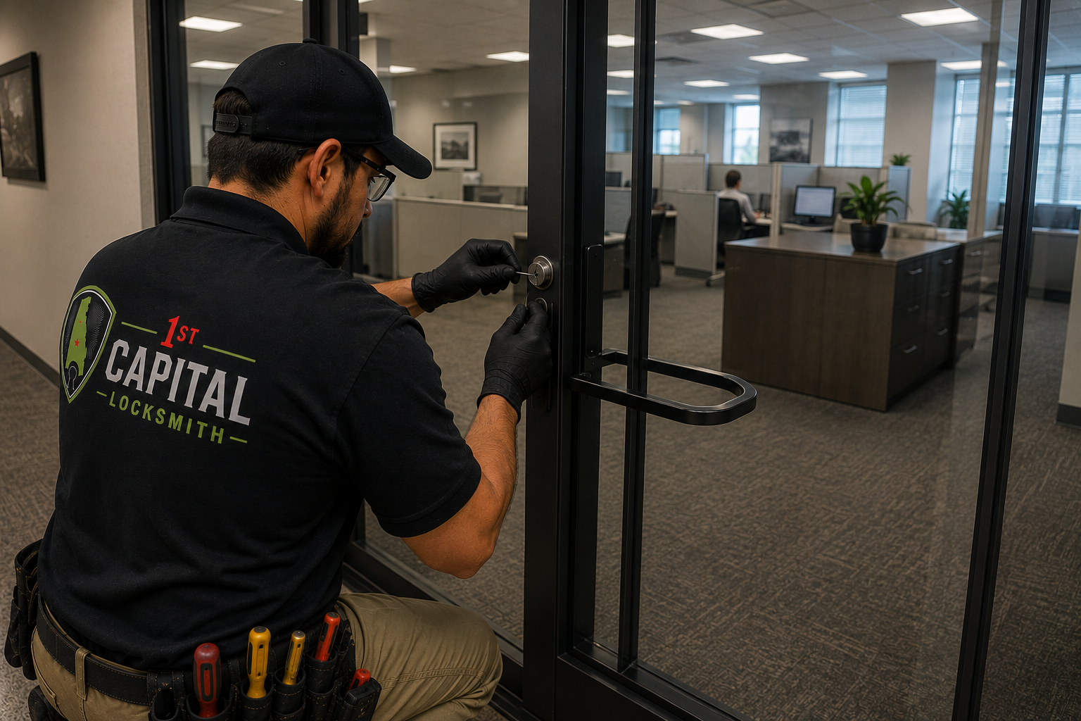 Commercial office lockout service in Delaware