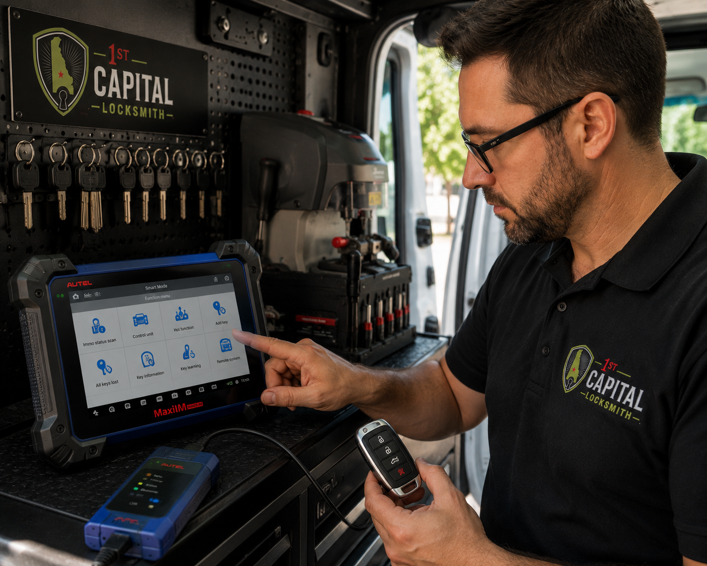 Smart key and key fob programming on-site in Delaware